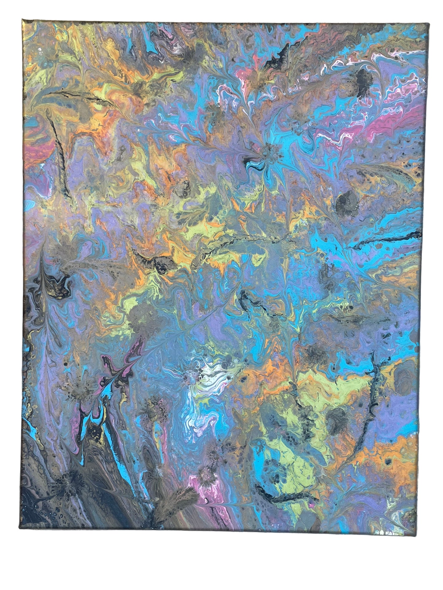 22x28" Colorful Abstract Original Acrylic Painting