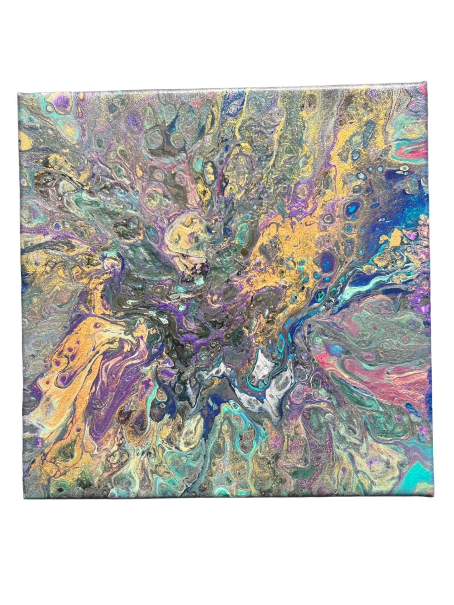 10x10" Original Dirty cup pour