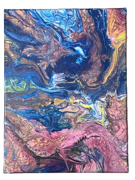 178 - 12x16" A Call of the Wild Original Acrylic Painting