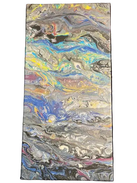 31 -10"x20" Symbols of Balance Original Acrylic Painting