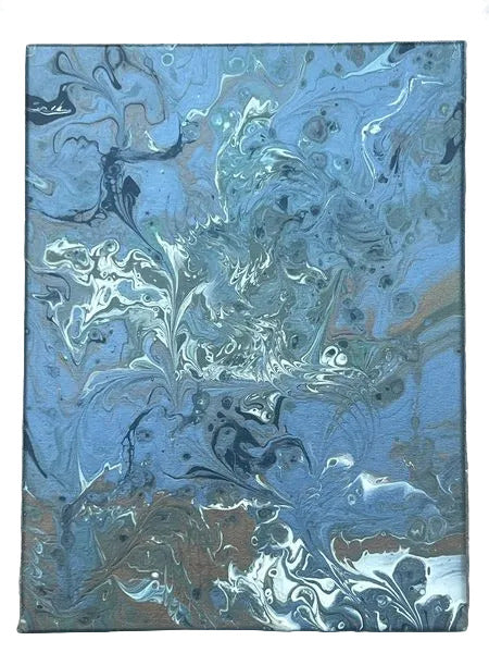 12x16" 271 - Echoes of Copper Original Acrylic Painting