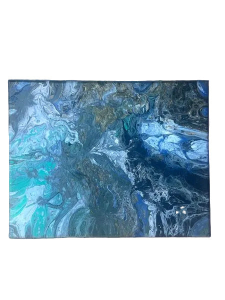 11x14" 275 - Floral Obstruction Original Acrylic Painting