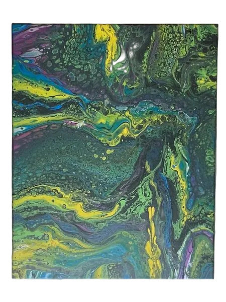 16x20" 277 - Abstracted Flow Original Acrylic Painting