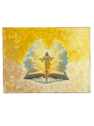 12x16" 290 - King Jesus Original Acrylic Painting
