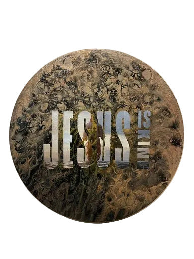 16" 294 - Jesus is King Original Acrylic Painting