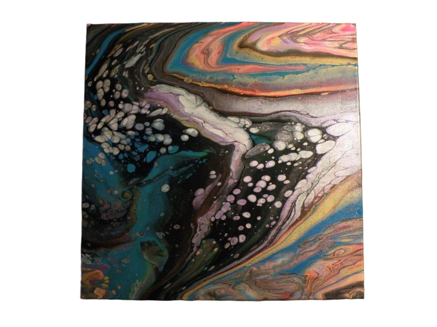 14X14" Sea of cell's acrylic painting
