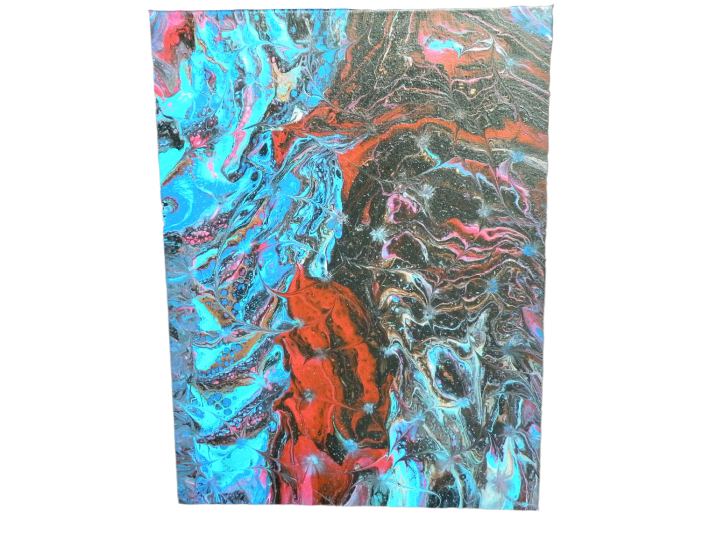 18x24" Original Lavish dirty cup pour acrylic painting