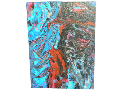 18x24" Original Lavish dirty cup pour acrylic painting