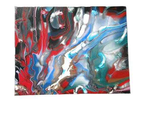 16x20" Splendid Mess Original Dirty Acrylic Pour