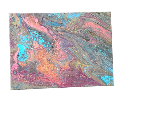 12x16" Original Open cup pour painting
