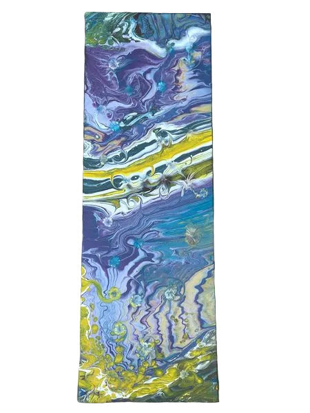12x36" 248 - The Lost Flower Garden Original Acrylic Painting