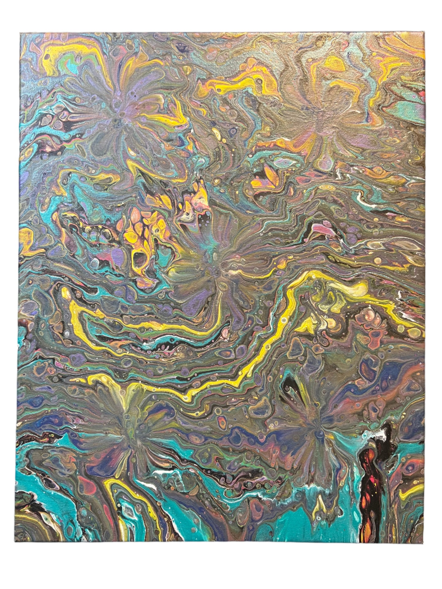 16x20" Ribbons & Bow's Original Acrylic Painting