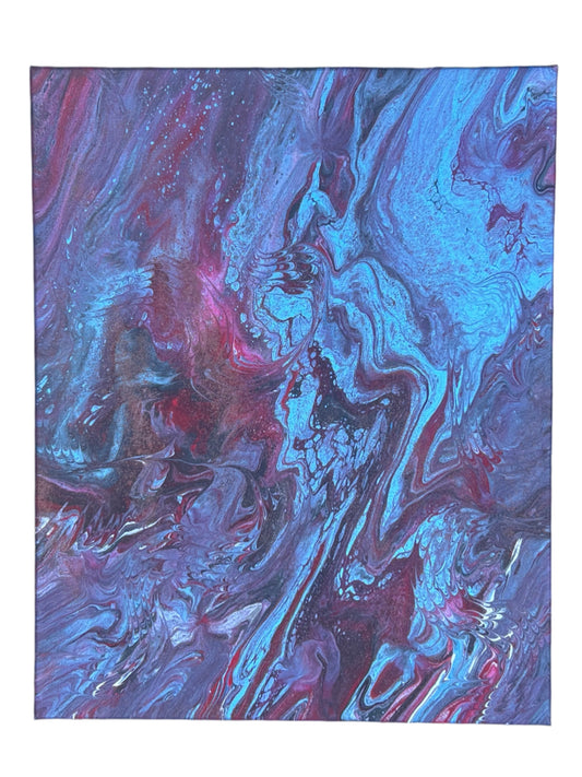 16x20" Nothing But Glitter Original Painting  (Natural no gloss)
