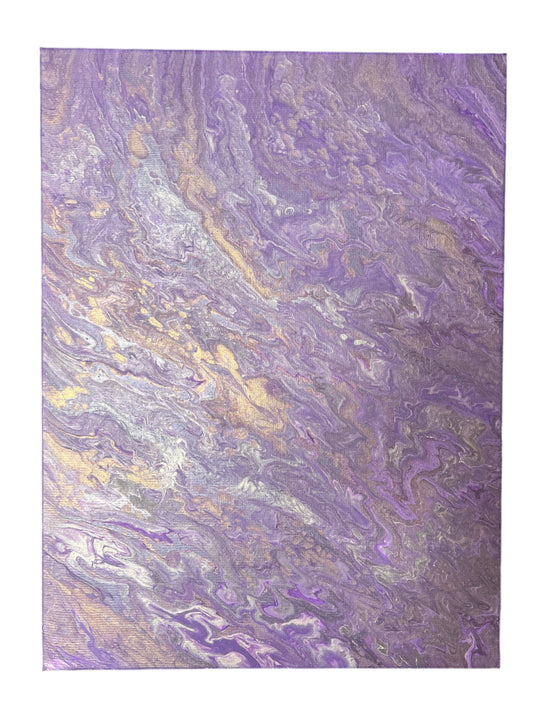 18x24" Purple Passion Original Acrylic Painting
