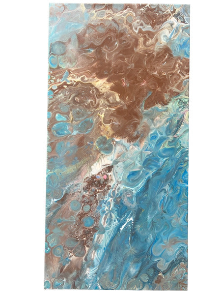 12x24" Beauty of Balloon Kisses Original Acrylic Painting