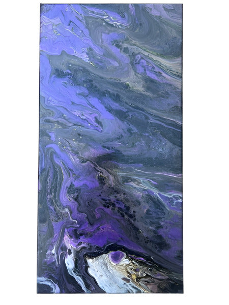 10x20" Ocean's Whisper Original Acrylic Painting