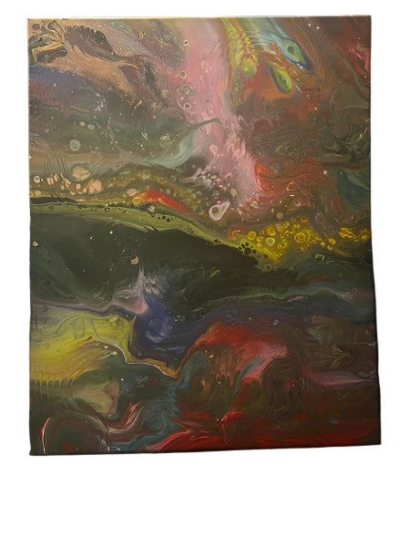 16x20" Oceanic Wonders Original Acrylic Painting