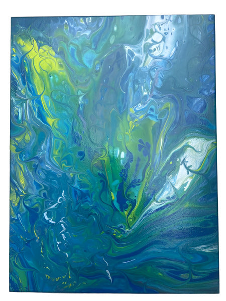 18x24" Mother of Pearl Original Acrylic Painting