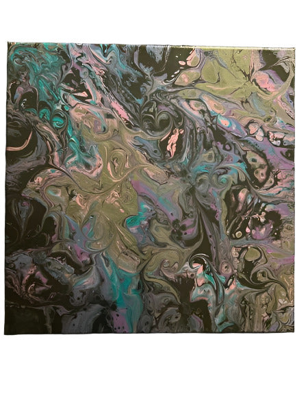 12x12" Soft Strength Original Acrylic Painting