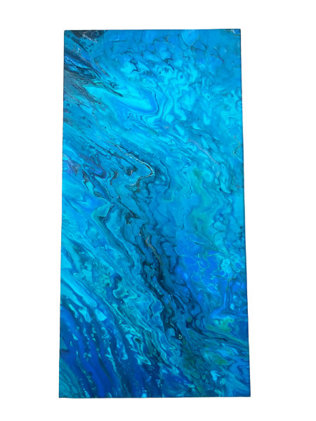 12x24" Stormy Seas Original Acrylic Painting