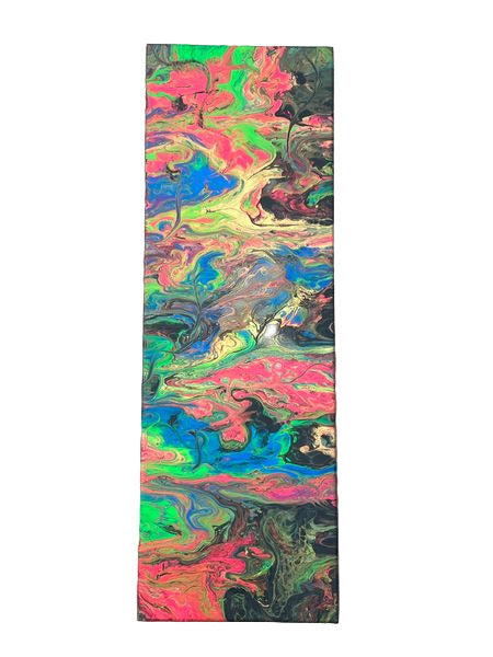 10x30" Neon Dreams Original Acrylic Painting