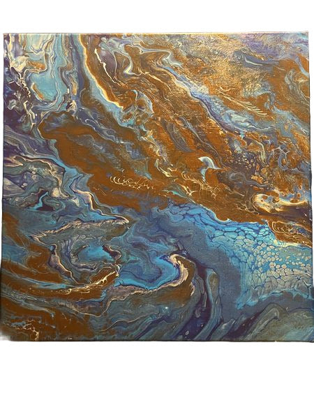 20x20" Echoes of Tranquility Original Acrylic Painting