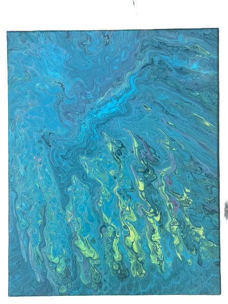 16x20" Sun-Kissed Currents Original Acrylic Painting