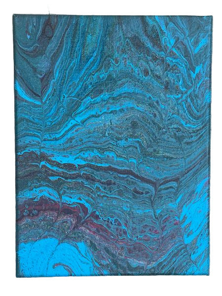 9x12" Shimmering Mysteries Original Acrylic Painting