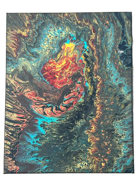 16x20" Ember Glow Original Acrylic Painting