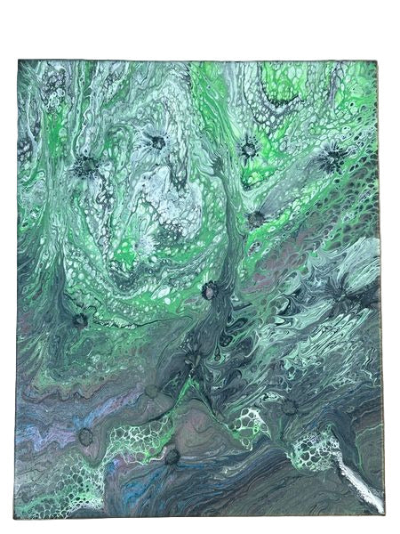 16x20" Garden of Two Original Acrylic Painting