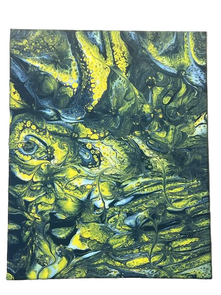 16x20" Opalescent Blooms Original Acrylic Painting