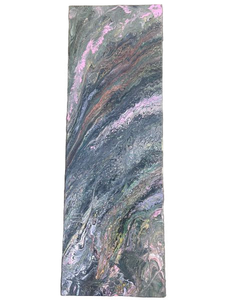 12x36" Earthly Abstract Original Acrylic Painting