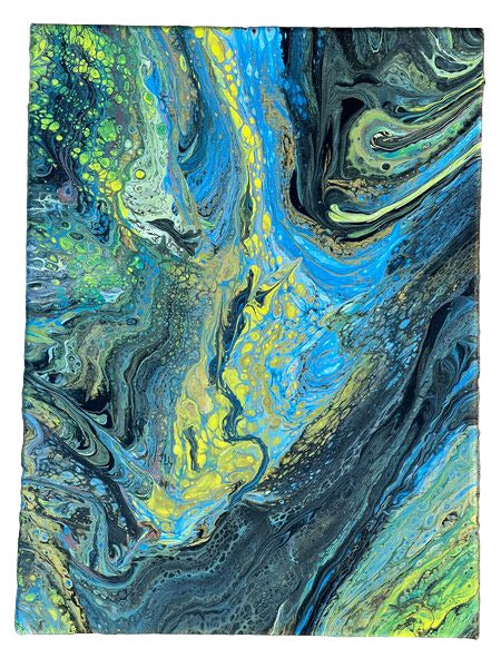 12x16" 238 - River's Edge Original Acrylic Painting