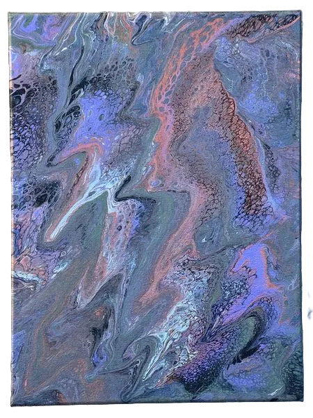 16x40" 233 -  Copper Creek Original Acrylic Painting