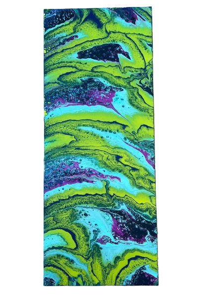 16x40" 240 - Shimmering Stratum Original Acrylic Painting