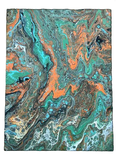 18x24" 206 - Molten Earth Original Acrylic Painting