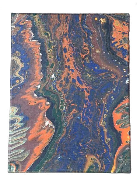 12x16" 262 - Two Beaches Original Acrylic Painting