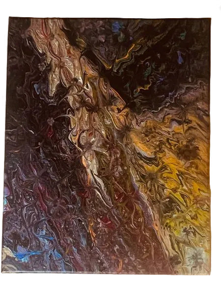 16x20" 264 - Fantasy Garden Original Acrylic Painting
