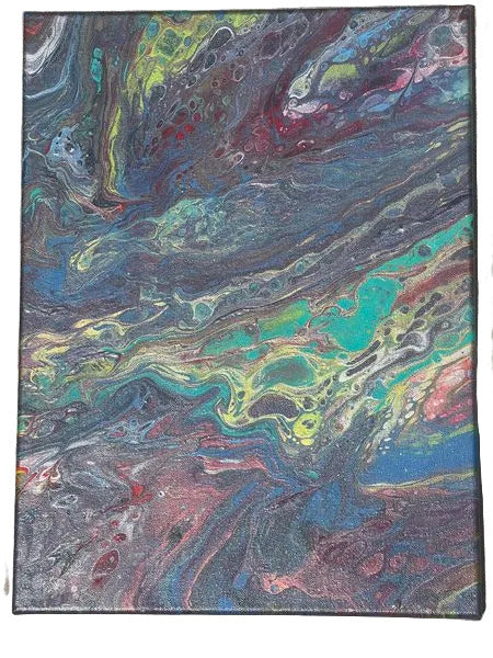 12x16" 267 - Aerial Elegance Original Acrylic Painting