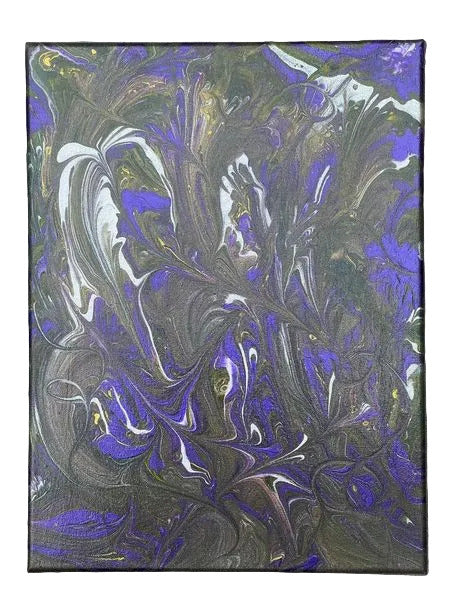 12x16" 270 -  A Metallic Weave Original Acrylic Painting